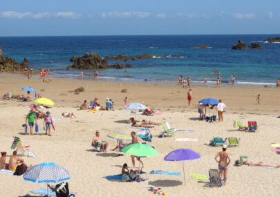 Playas en la costa de Asturias